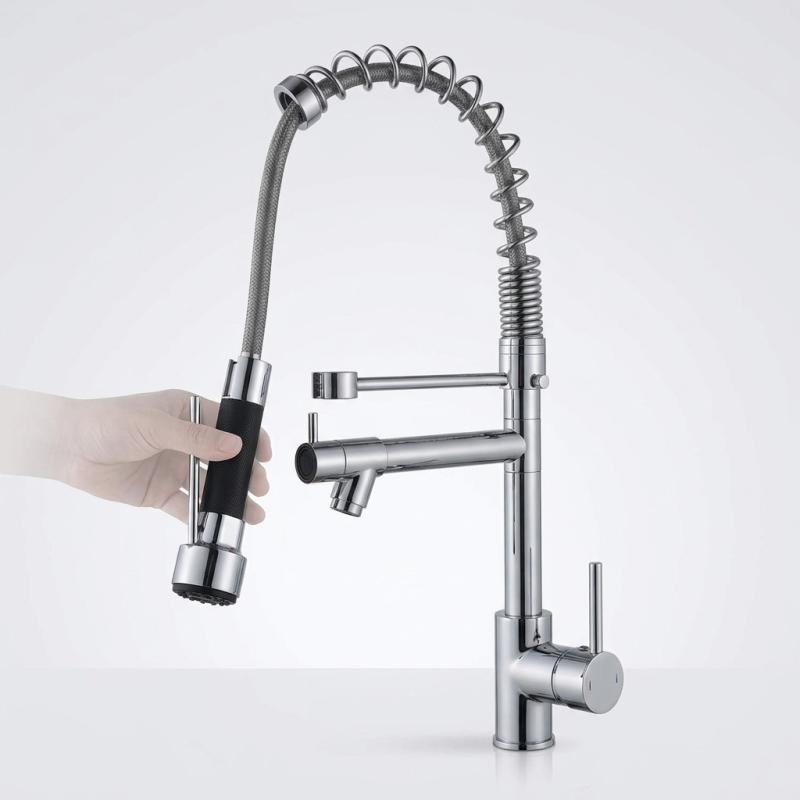 Aquanello Gastro Keukenkraan met Professionele Sproeifunctie Chroom CR-4402-GT